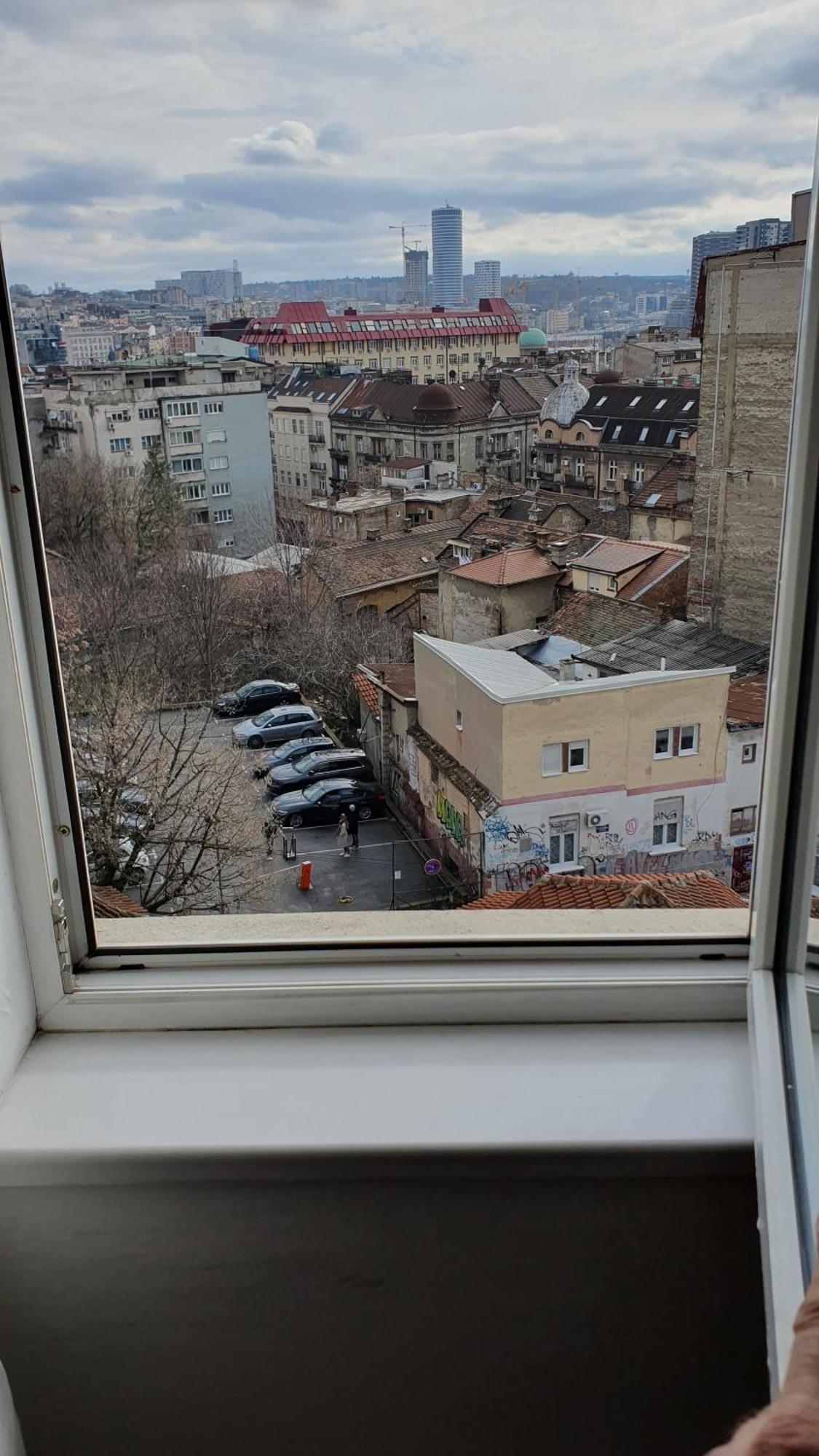 Matea Apartman Belgrado Buitenkant foto