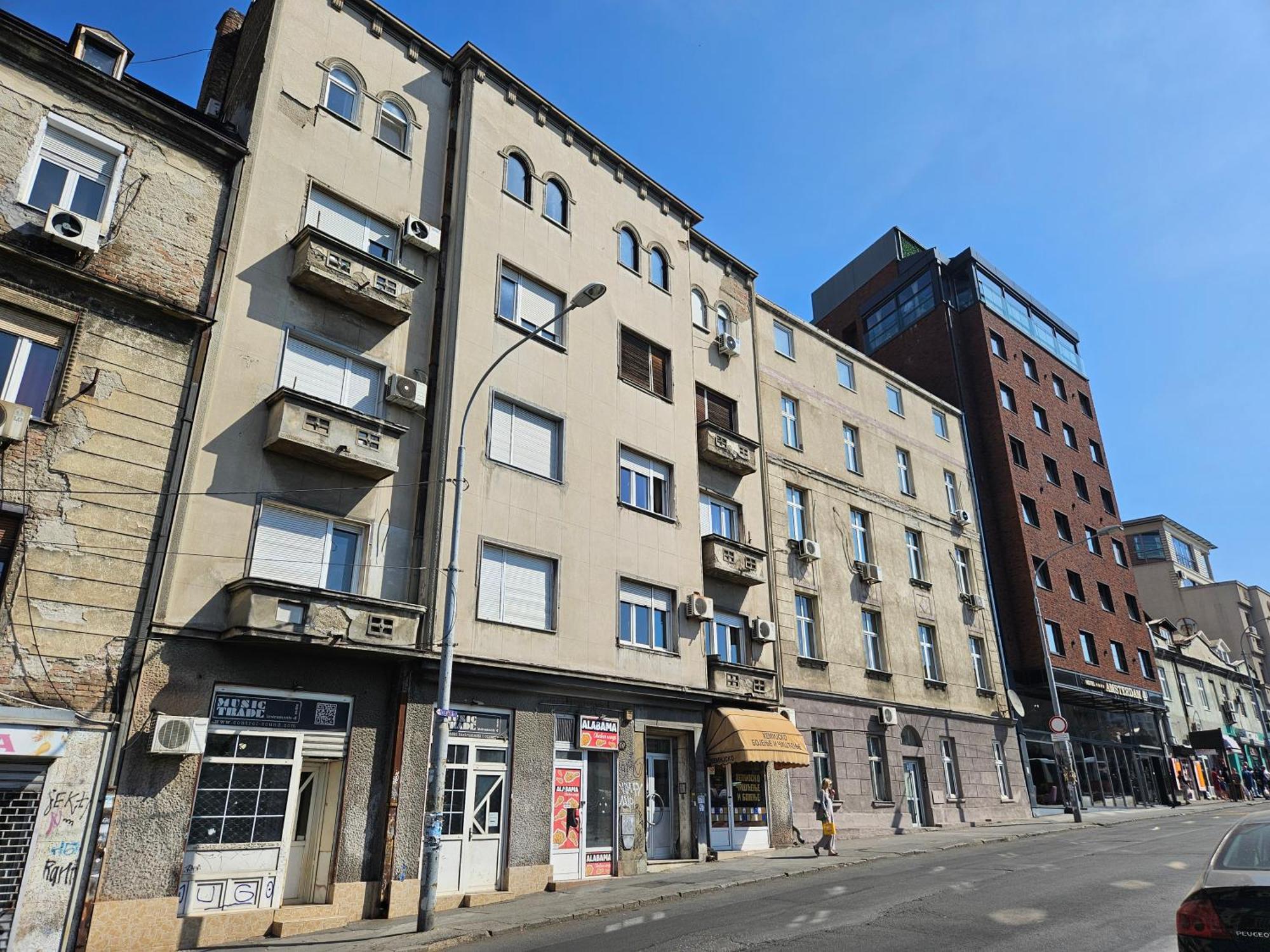 Matea Apartman Belgrado Buitenkant foto