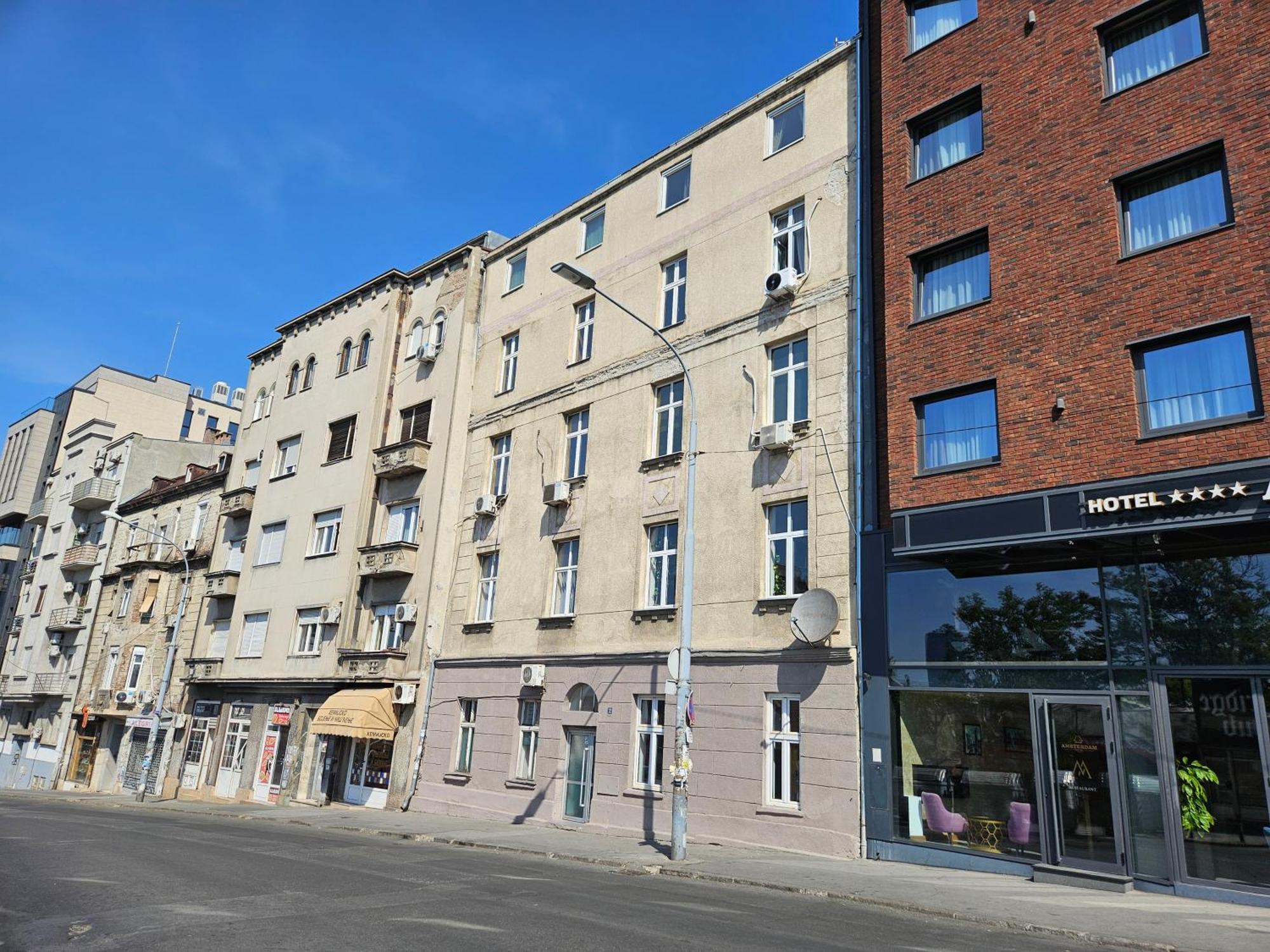 Matea Apartman Belgrado Buitenkant foto