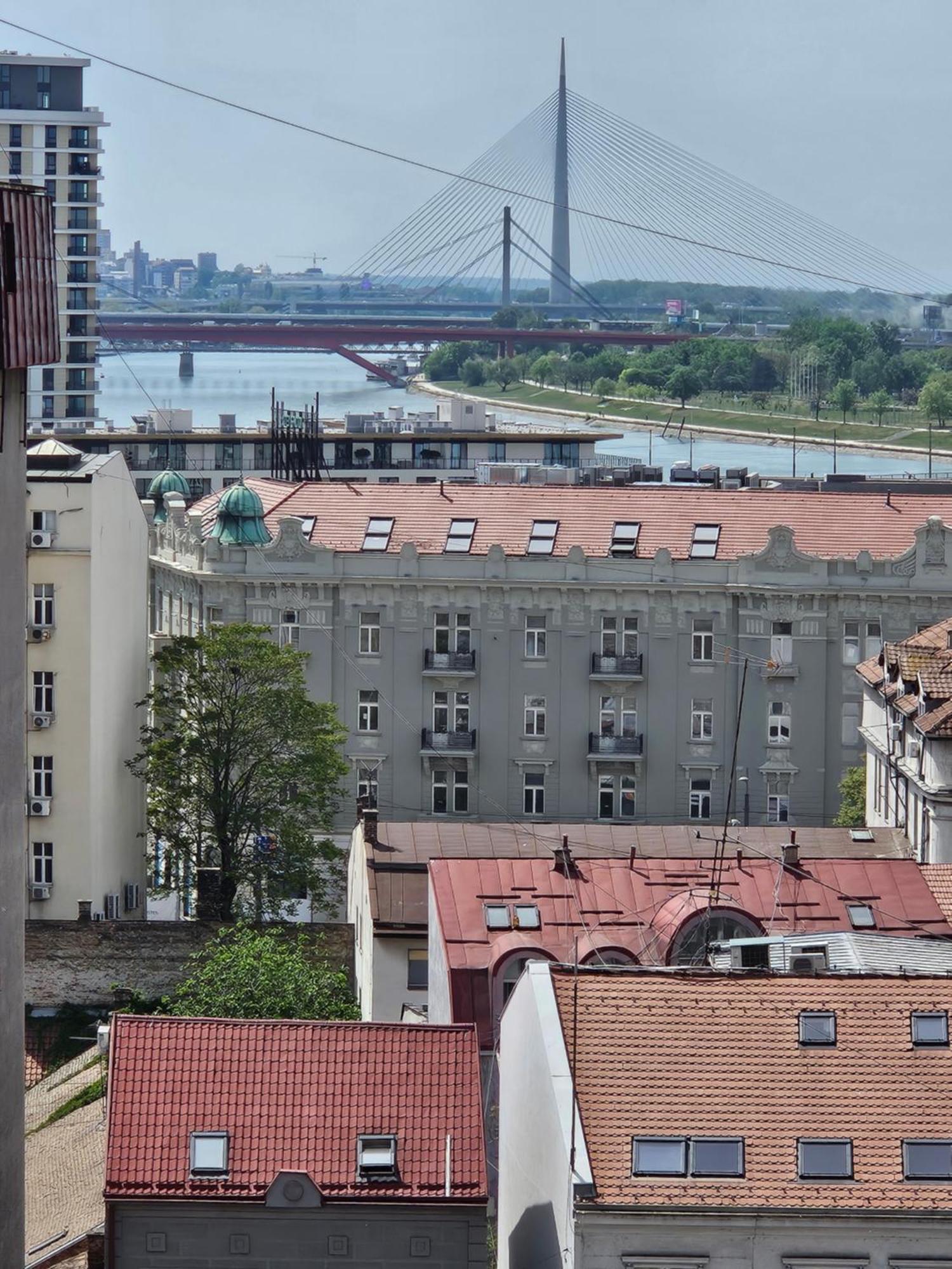 Matea Apartman Belgrado Buitenkant foto