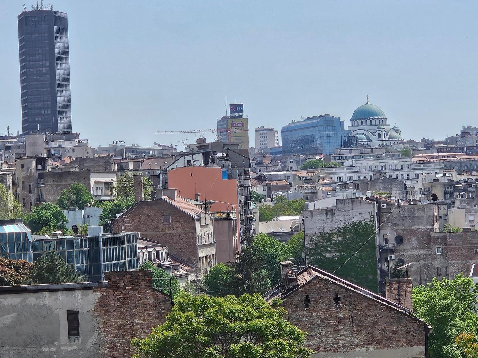 Matea Apartman Belgrado Buitenkant foto